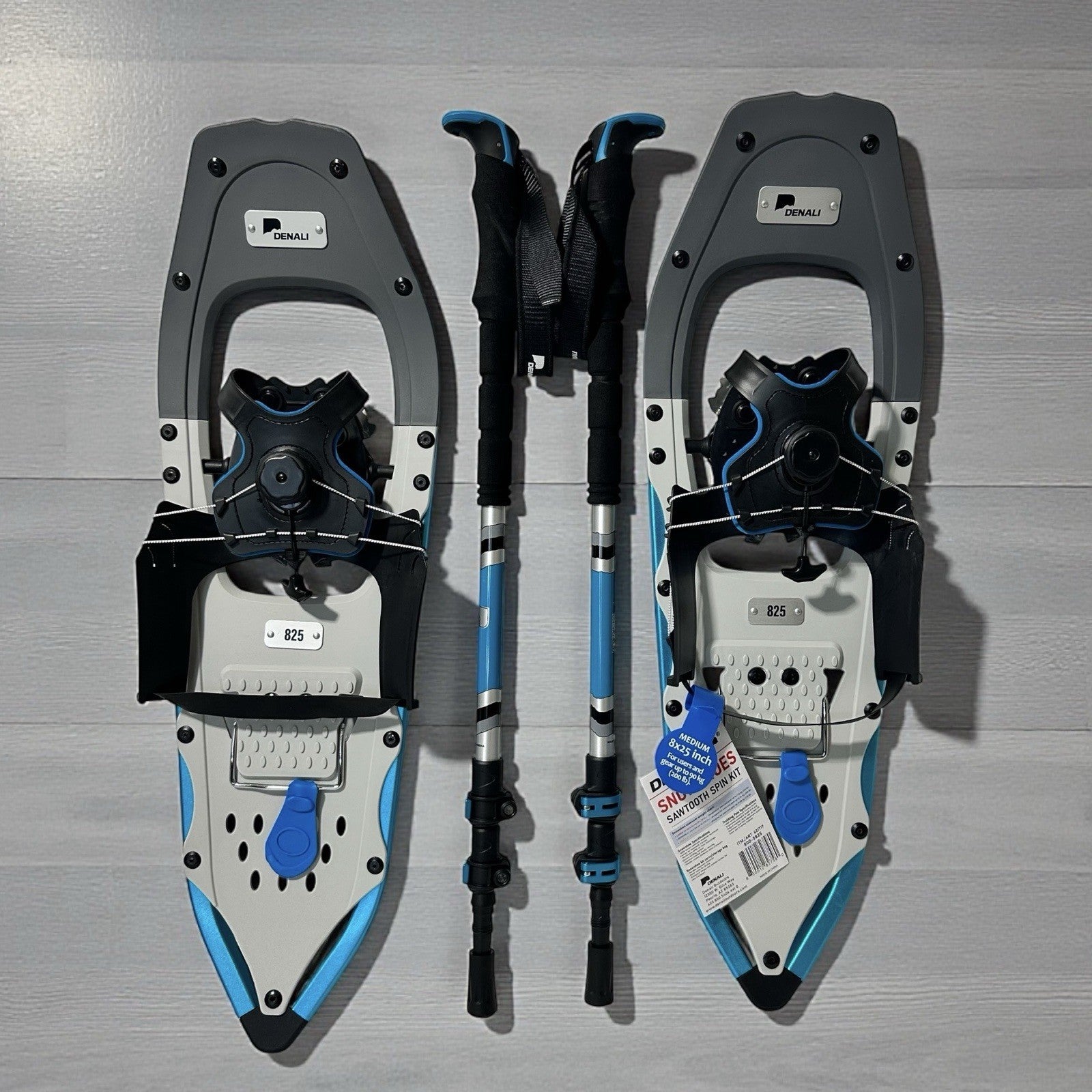 Denali Sawtooth Spin Snowshoes 8x25 for Trails by Denali