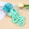 Azure Hair Ties Soft Fabric Material