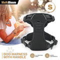 Black Reflective Dog Harness with Padded Handle