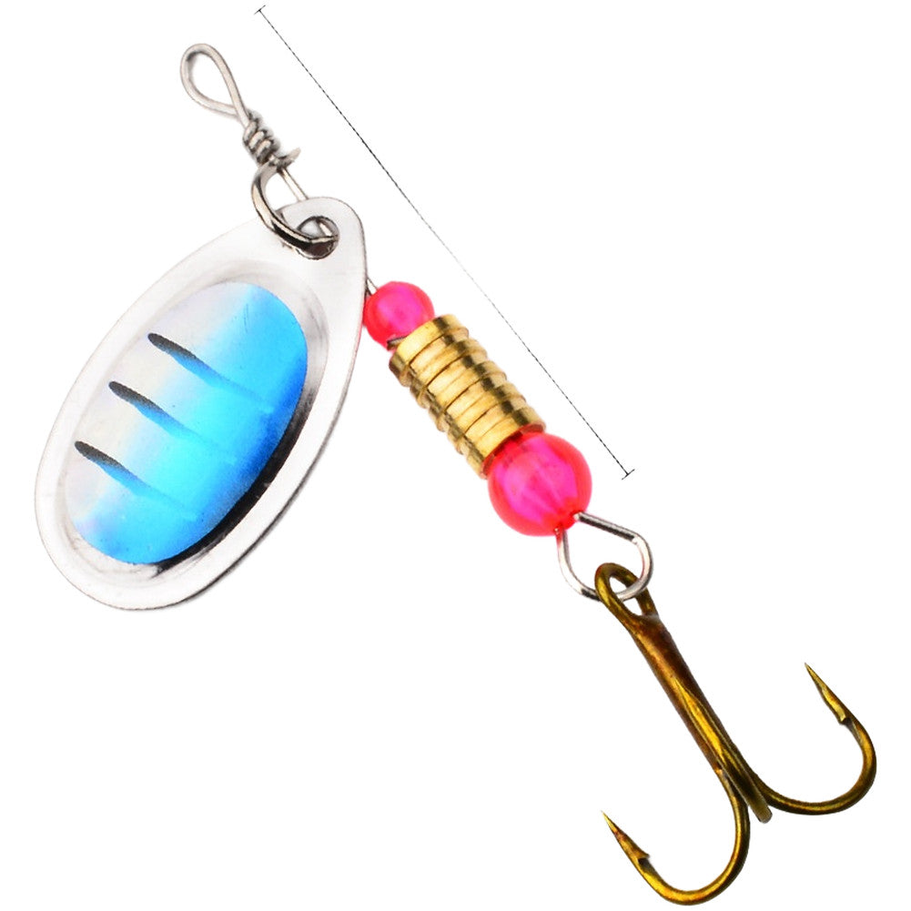 Spinner Fishing Lure 360° Rotation Hook Security