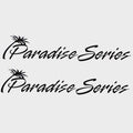 Waco Boat Decals Paradise Series Black by Waco