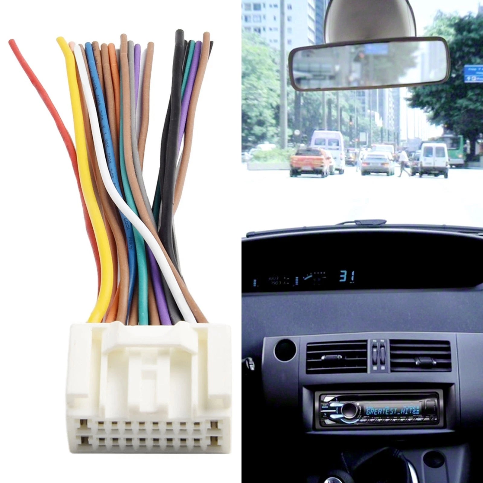 Easy To Install Car Radio Adapter For Mitsubishi And For Toyota