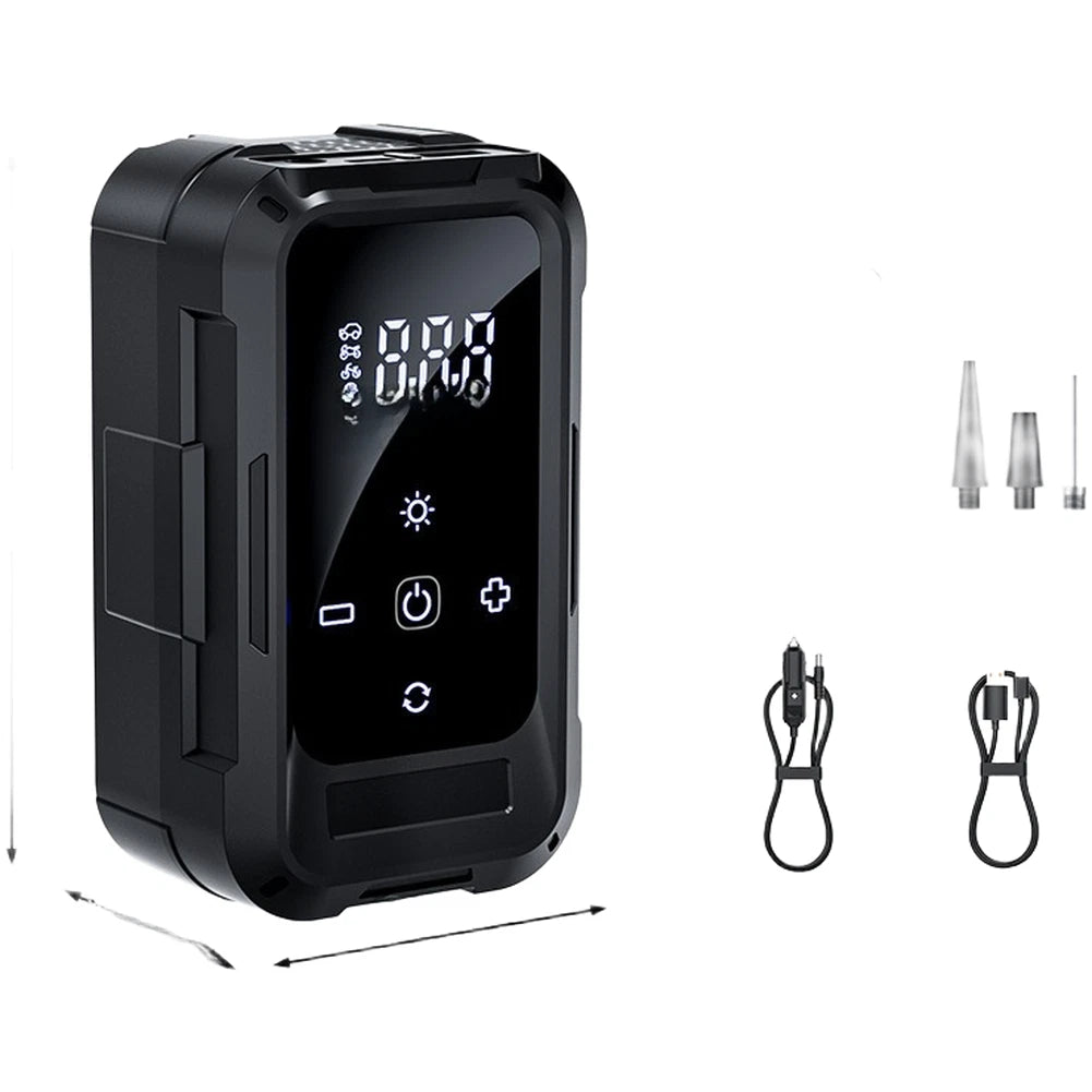 Digital Display Wireless Tire Inflator Portable Air Compressor With