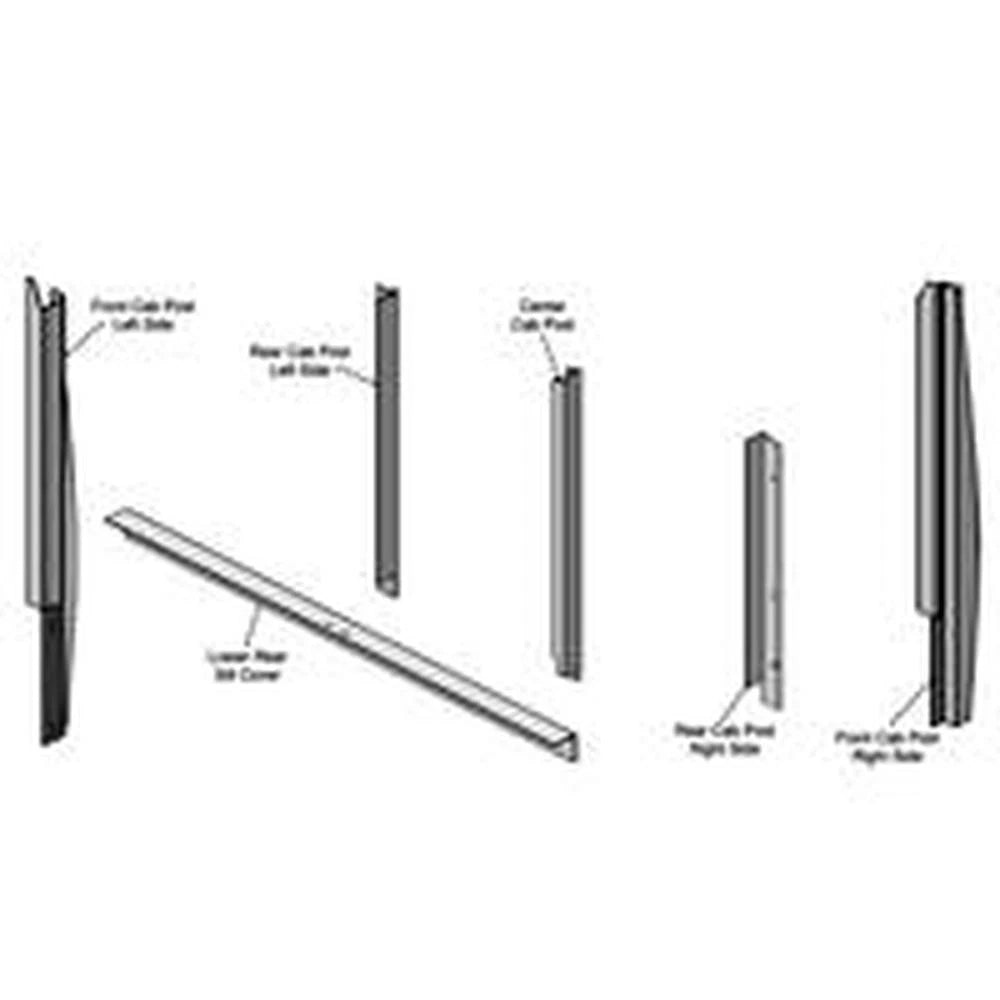 R6281 Cab Foam Post Kit - Early Fits Case-ih