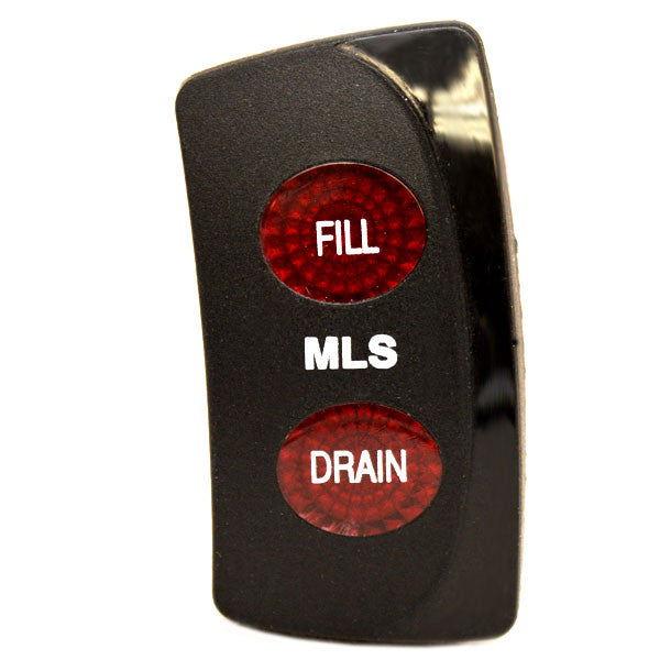 Rocker Switch Cover Carling Boat MLS Black by Carling