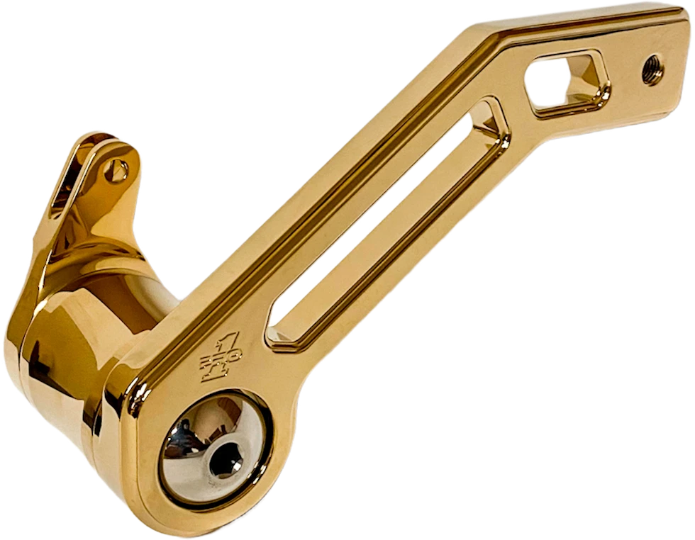 Pro One T Rex Shorty Brake Arm Gold Fits Harley Davidson 2014-2017
