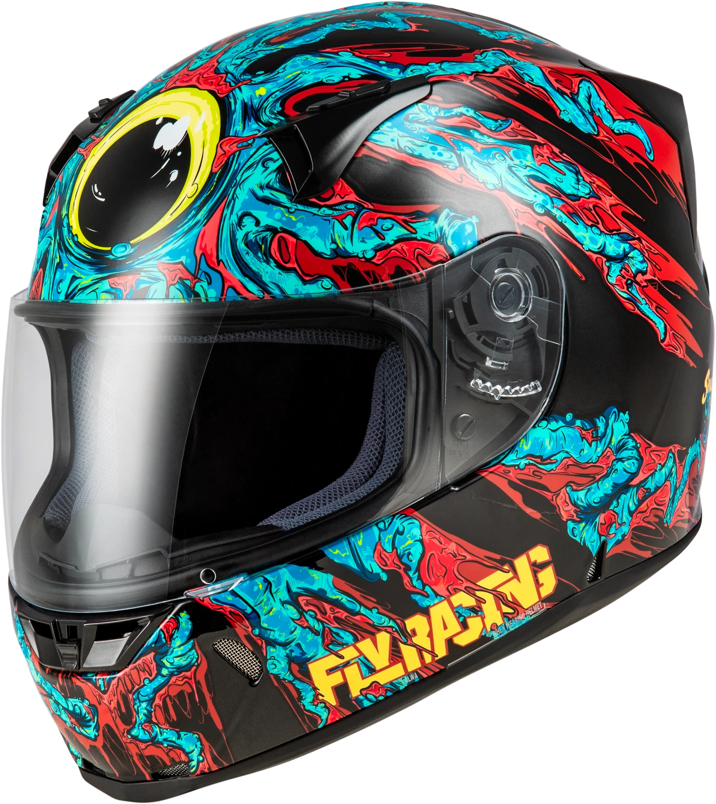 Fly Racing Revolt Space Creep Full-face Helmet For Street Riding