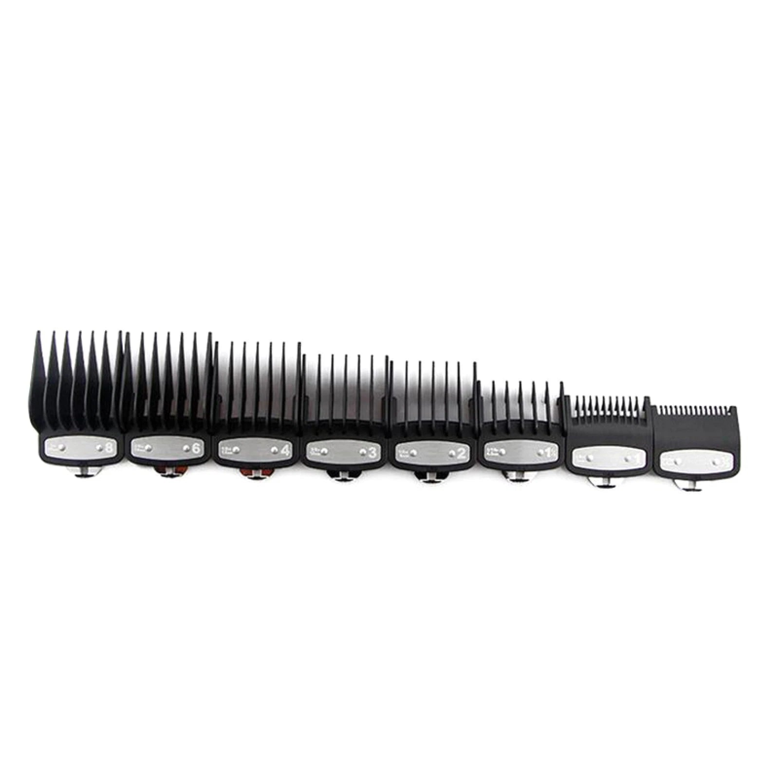 Hair Clipper Cutting Guide Combs W/ Metal Clip Replacement Tools For