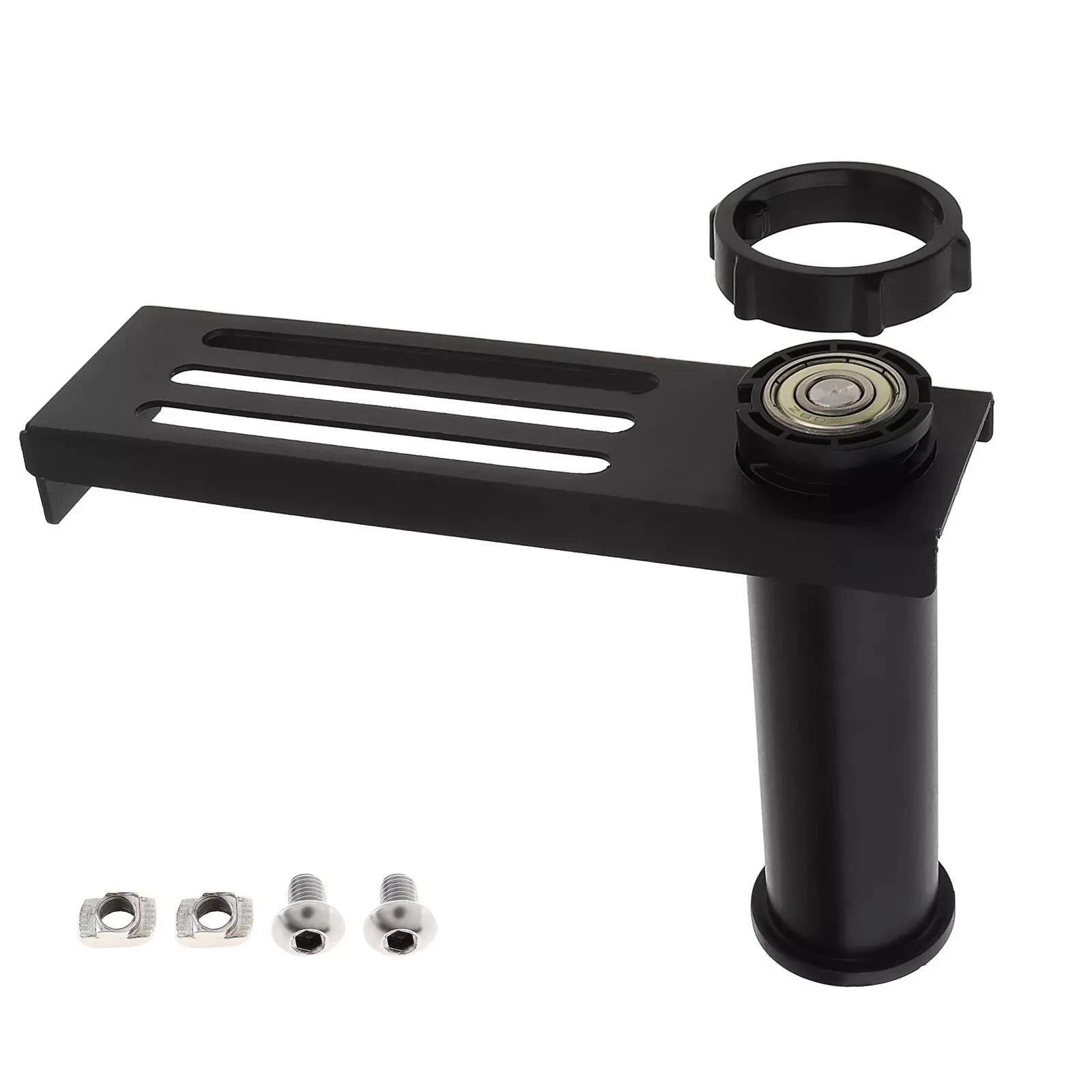 Black Rotatable 3d Printer Filament Rack Spool Bracket Holder For