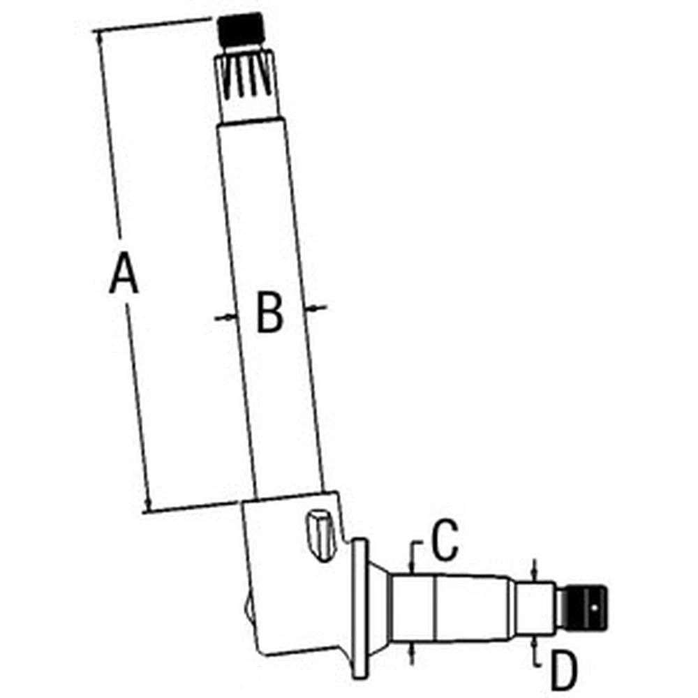 Spindle 161959av Fits White/oliver/m<wbr/>inneapolis Moline 2-70 2-78