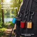 Double Hole Rack Fishing Rod Holder