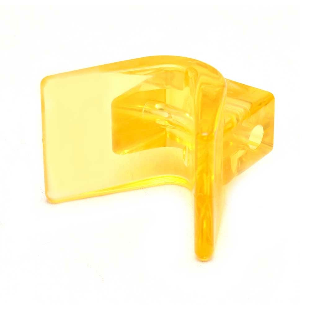 Boat Bow Stop 3x3 3/4 Inch Poly Clear Yellow by Shoreline