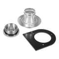 Aluminum Fuel Tank Filler Neck Gas Cap And Steel Weld On Bracket For