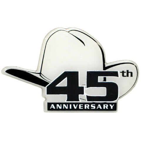 Ranger Boat Raised Decal 45th Anniversary Hat 3.5 Inch