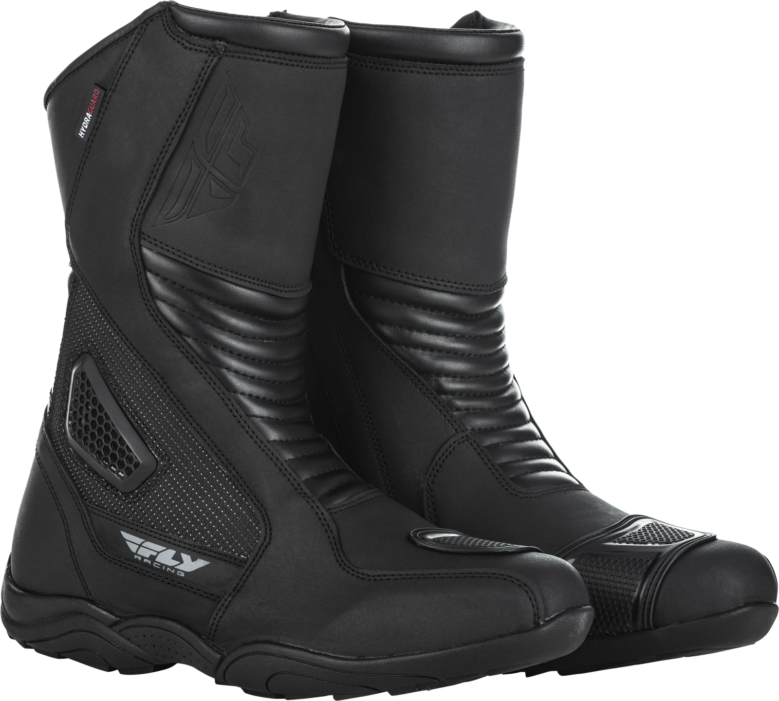 Fly Racing Milepost Boots Black Us 7 Street Motorcycle Riding Footwear