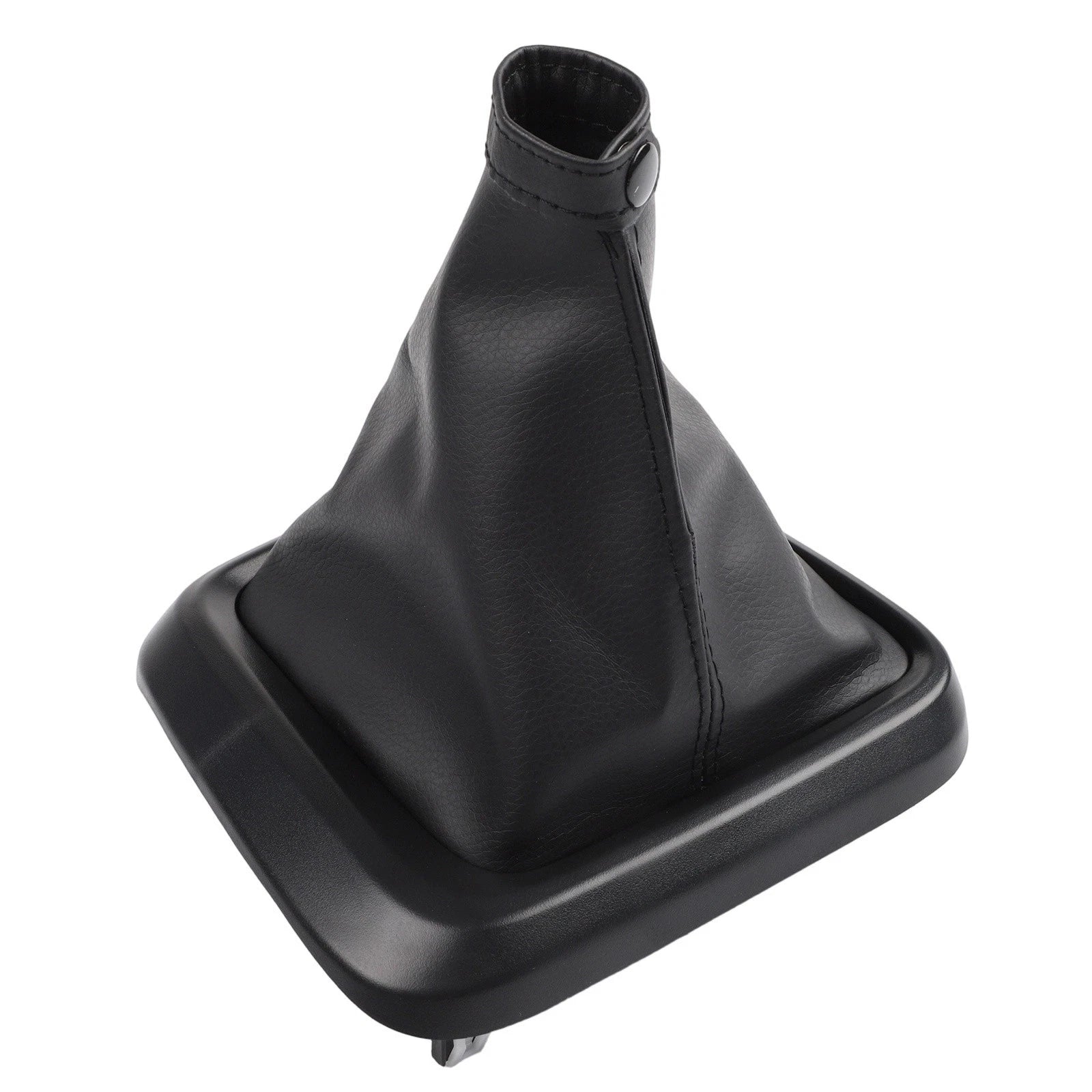 Gear Lever Cover For Fiat Ii 2015 Plus Black Leather Car For Interior