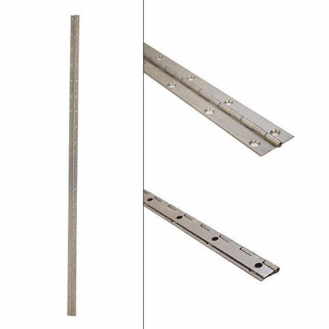 Boat Piano Hinge 39 x 1 1/8 Inch Stainless Steel