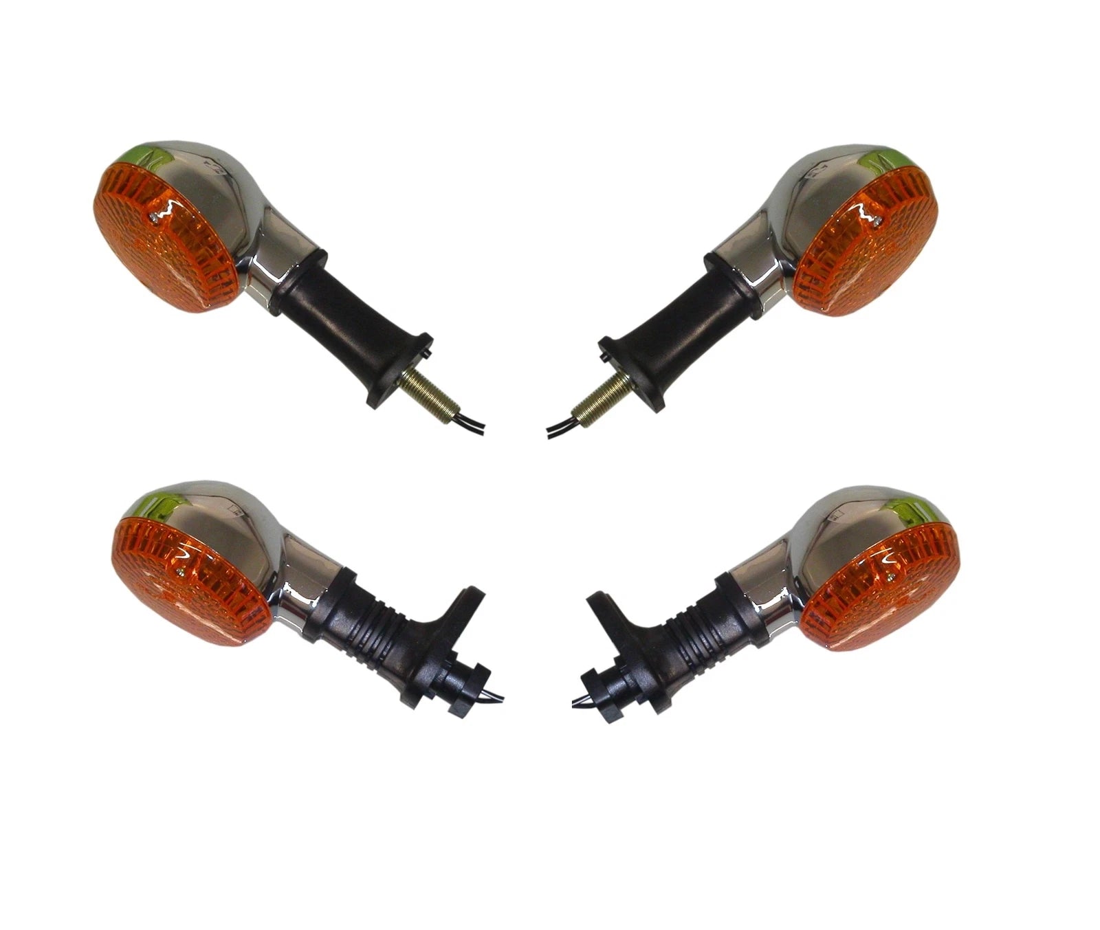 Blinkers Complete Set Of 4 Front & Rear For Kawasaki Zn 700 A Ltd