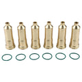 6pcs Injector Sleeve 8-97602301-1 8976023011 8-97602301-0 For Izusu