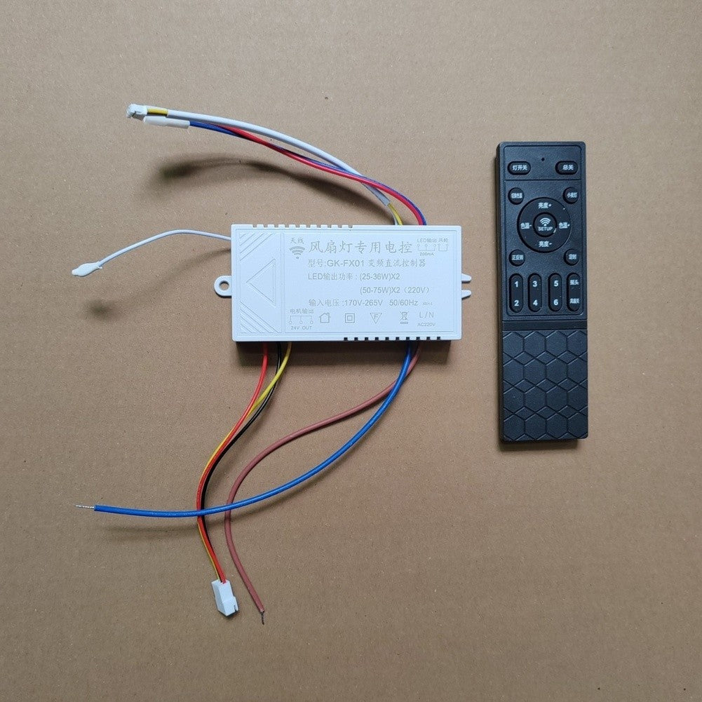 Color Control Fan Adjustable Lighting
