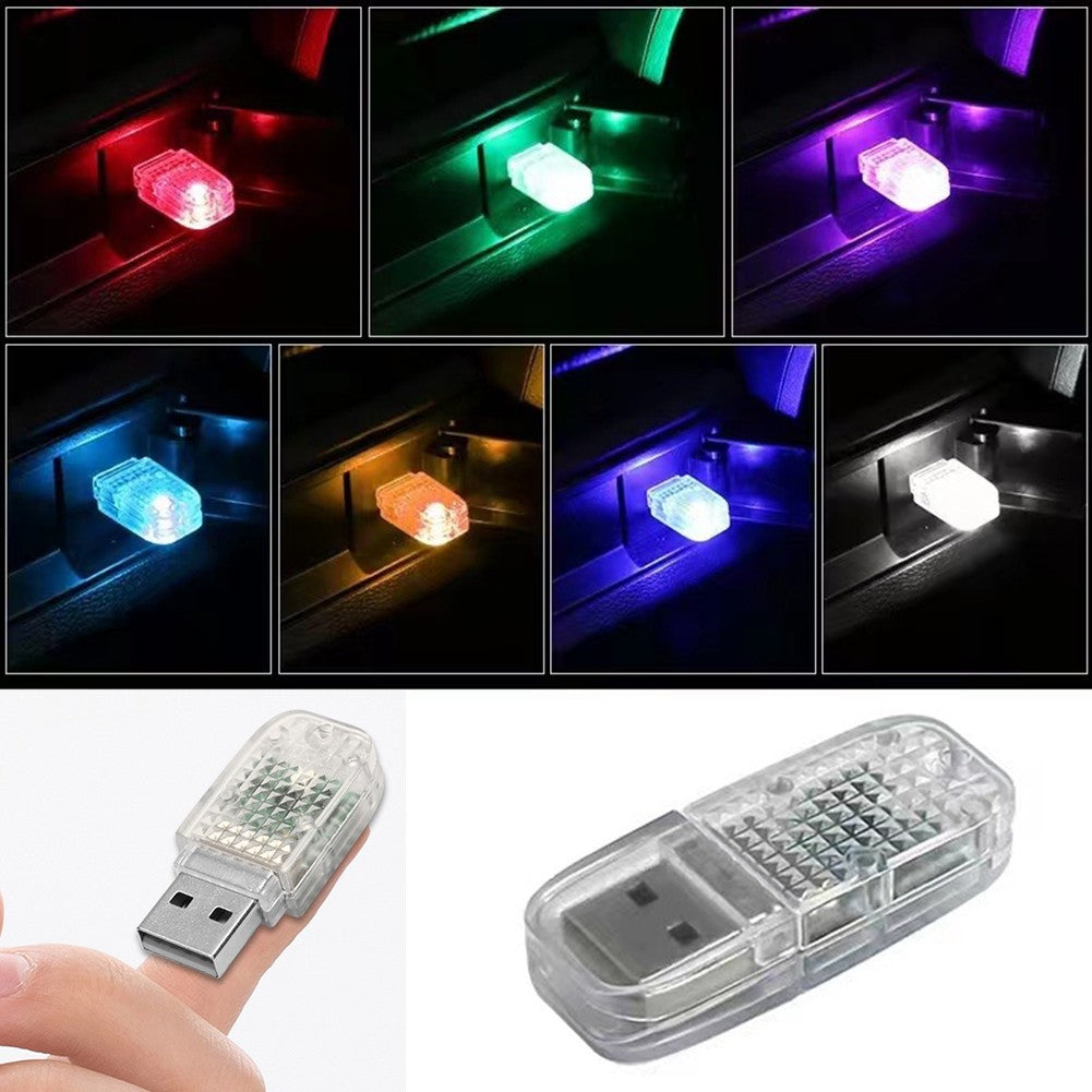 Compact USB Neon Light for Driving Mood