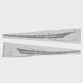 Graphic Decal Premier Boat Black Silver 100 Inch by Premier