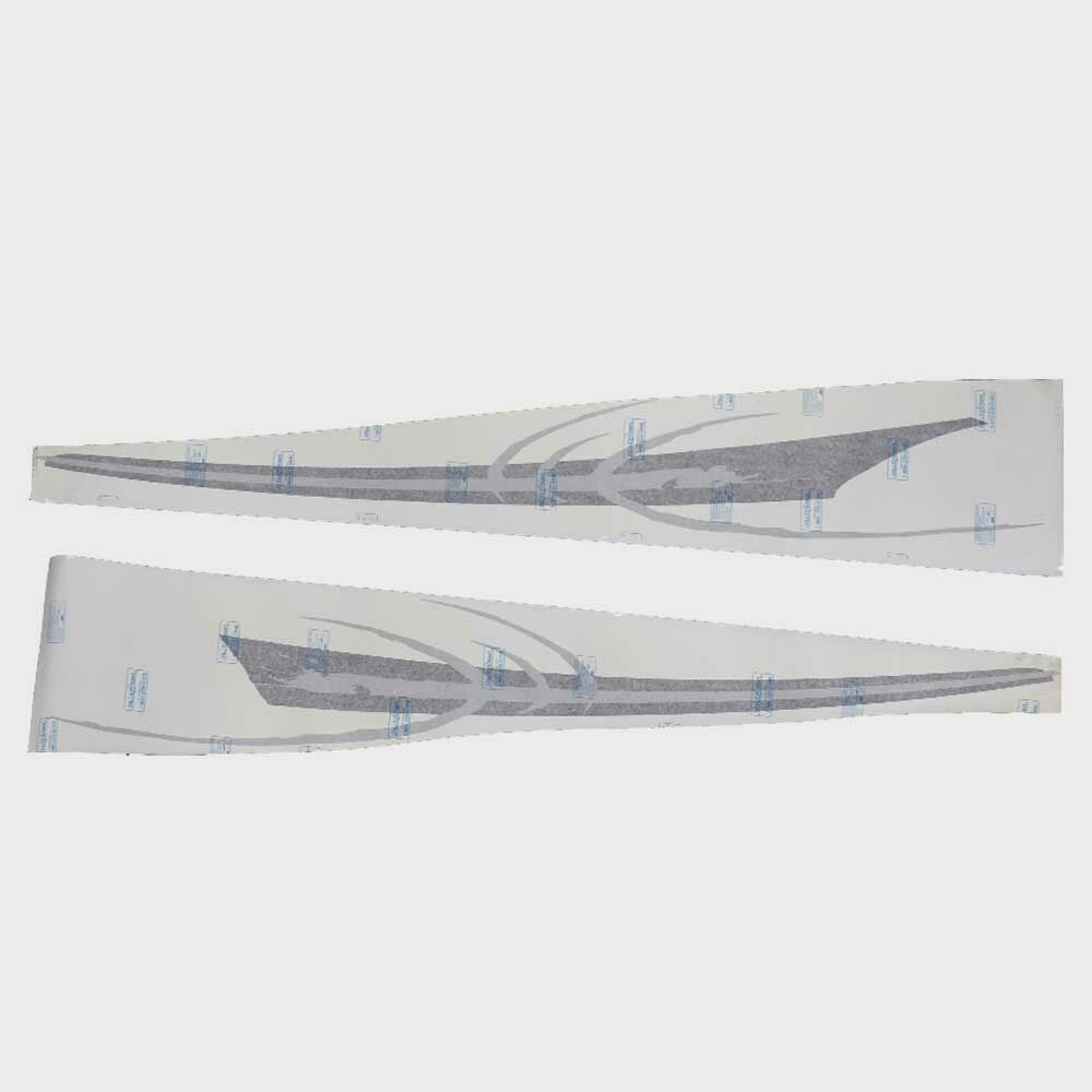Graphic Decal Premier Boat Black Silver 100 Inch by Premier