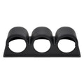 Instrument Mounting Bracket 3 Hole 52mm Abs Plastic Black Brand New