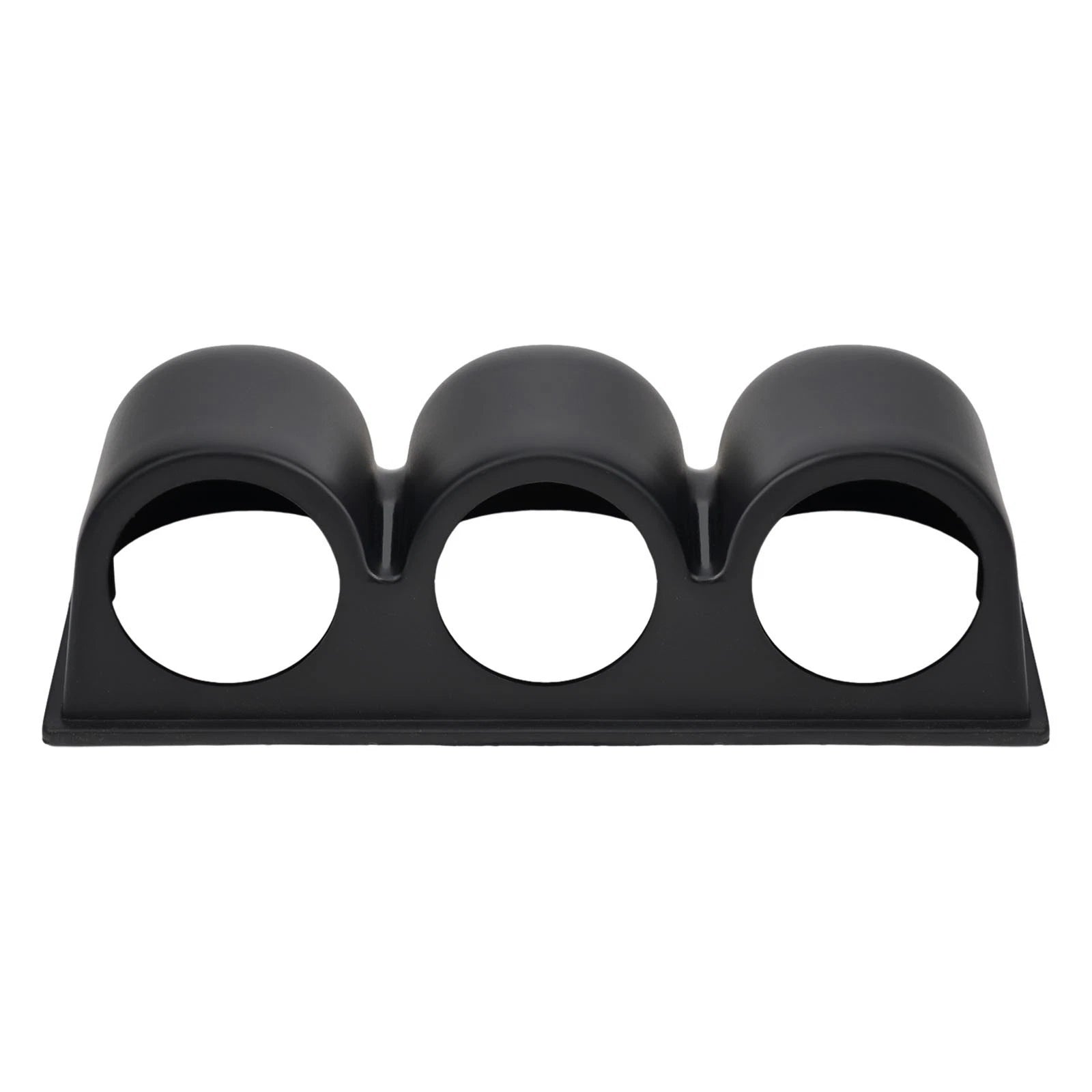 Instrument Mounting Bracket 3 Hole 52mm Abs Plastic Black Brand New