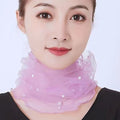 Womens Lightweight Chiffon Scarf UV Shield