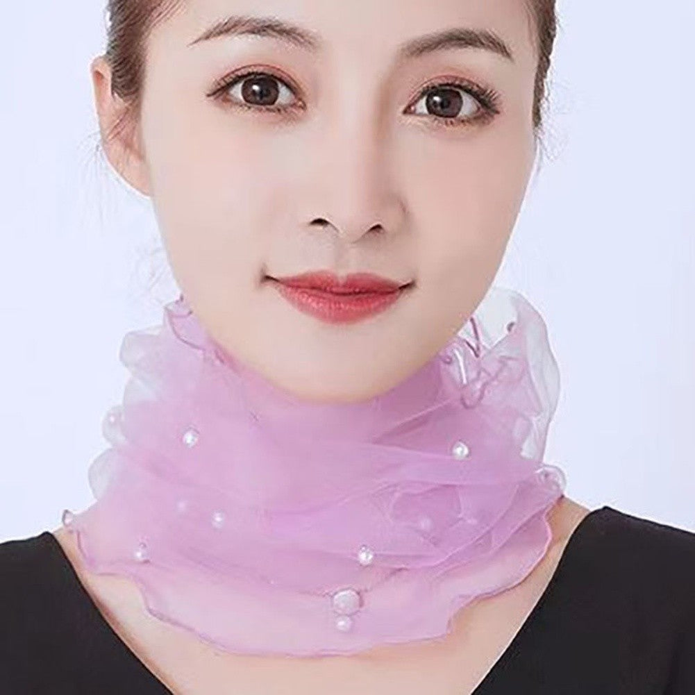 Womens Lightweight Chiffon Scarf UV Shield