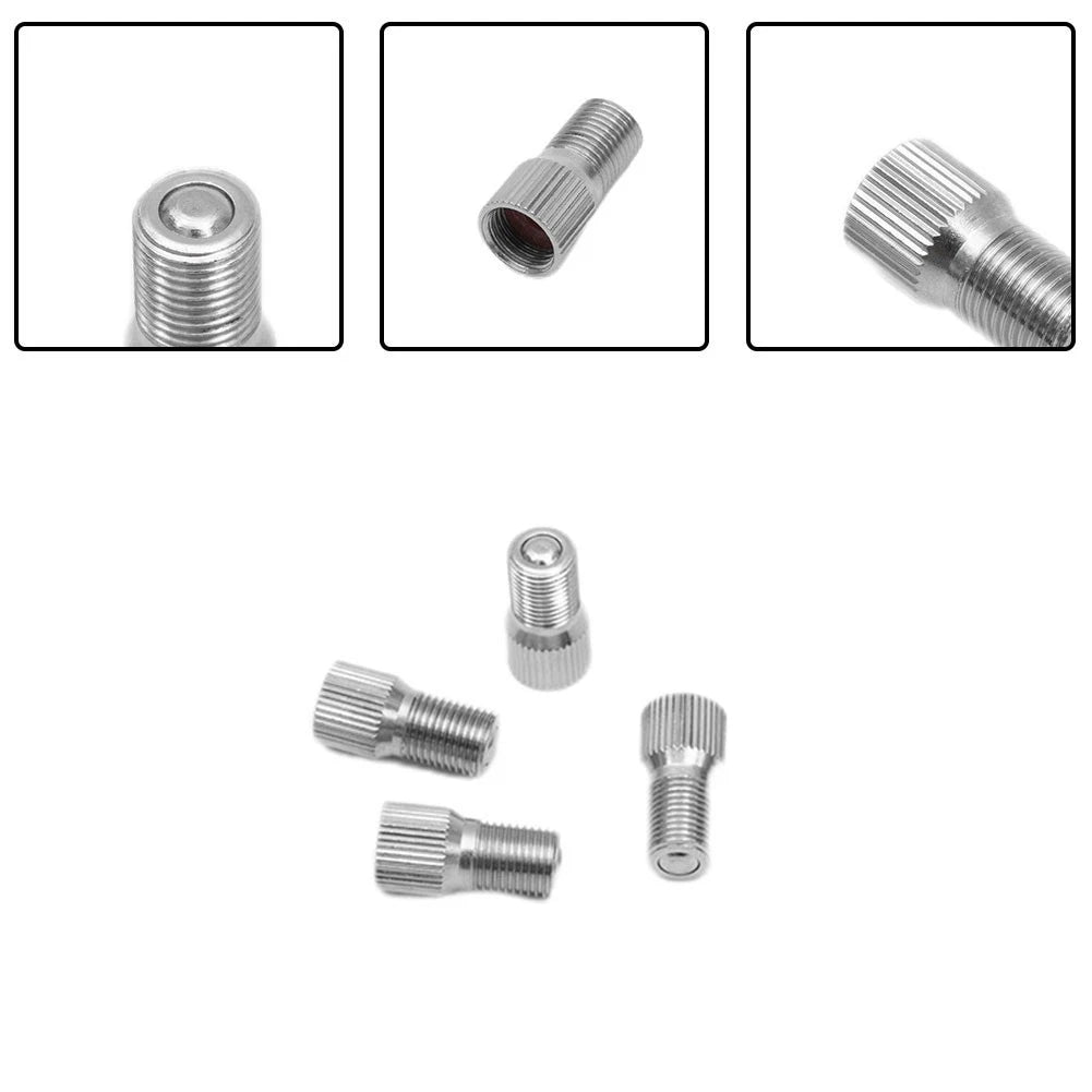 4x19mm Chrome Tyre Wheel Valve Stem Cap Extension Extender Fits For