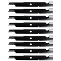 Qty 9: Notched Mower Blade - 18" X 5/8" Fits Scag Replaces 48108