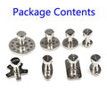 1set-car-body Dent Repair Aluminum Puller Tabs Cold Glue Kit