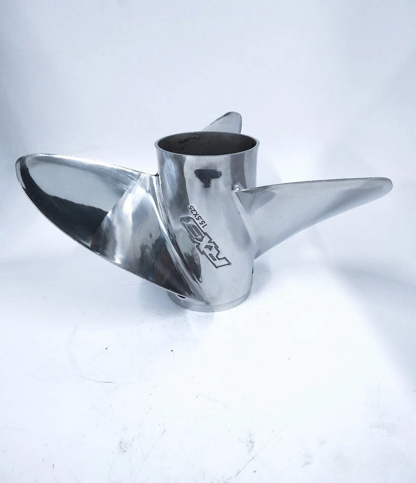 Evinrude Johnson 3 X 15 1/2 X 25 , Stainless Steel Rx3 Propeller