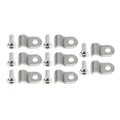 16 Piece Brake Line Clamps And Screws Stainless Steel 316 For 3 16