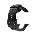 Rubber Wristband Replacement Strap Black For Suunto Ambit 3