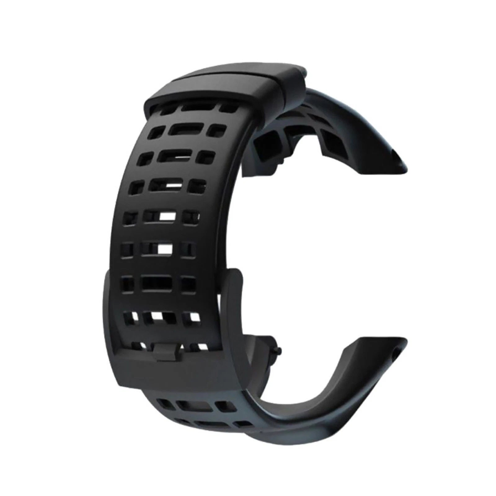 Rubber Wristband Replacement Strap Black For Suunto Ambit 3