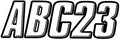 Hardline Series 800 Registration Kit White/black For Universal Use