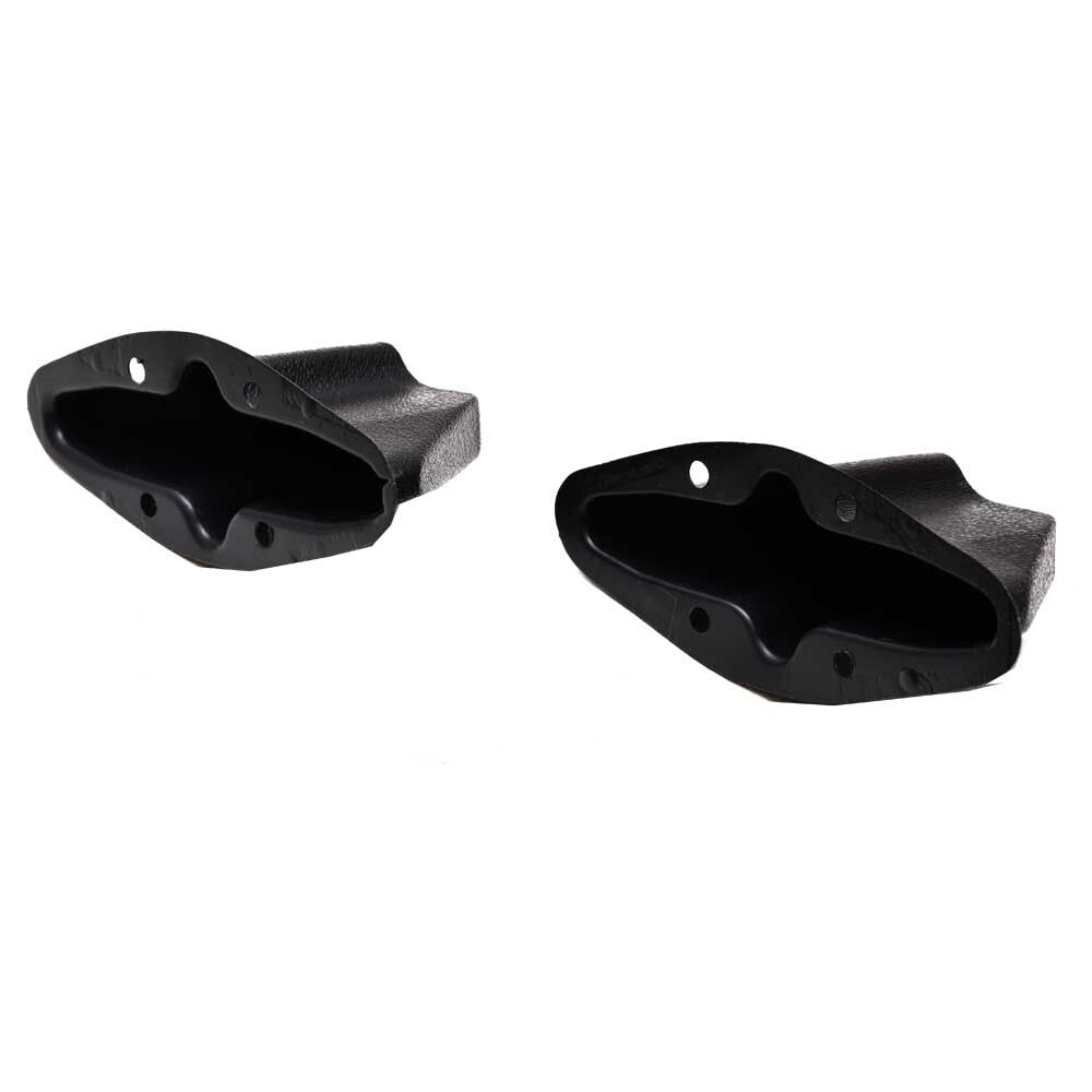 Accon Boat Cleat Drain 17033BJ 6 7/8 x 2 3/4 x 3 Inch Black (Pair) by Accon