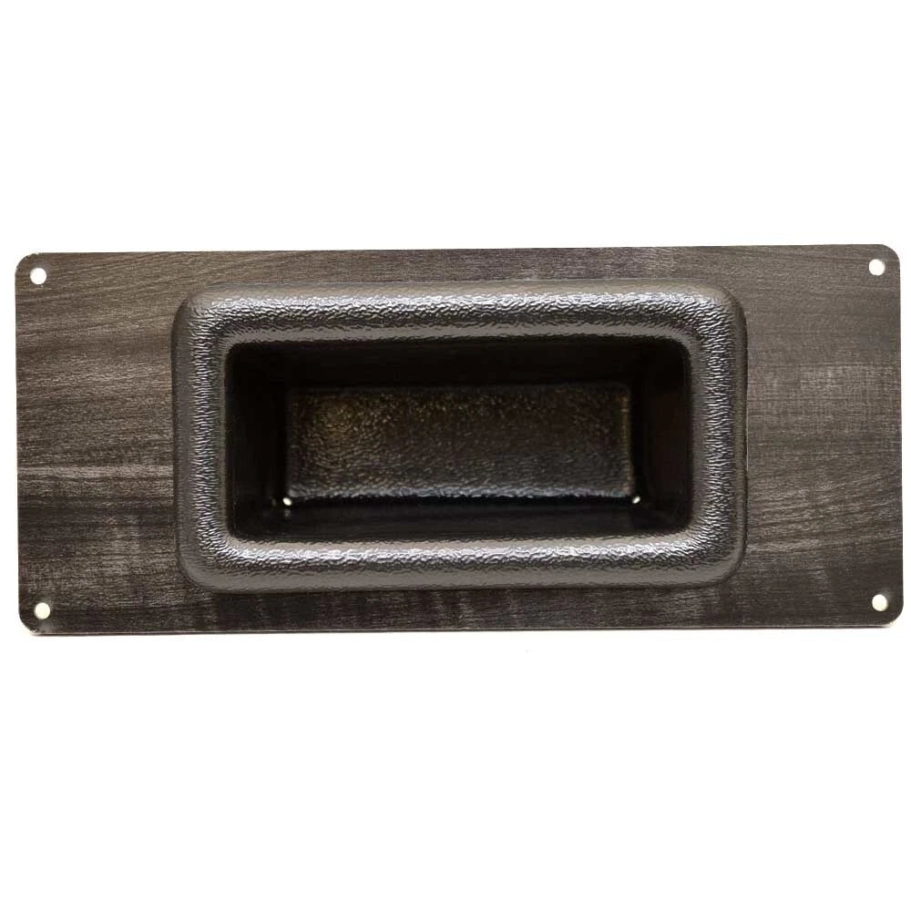 Misty Harbor Boat Storage Compartment Panel | 4 7/8 X 2 1/8 Inch Black