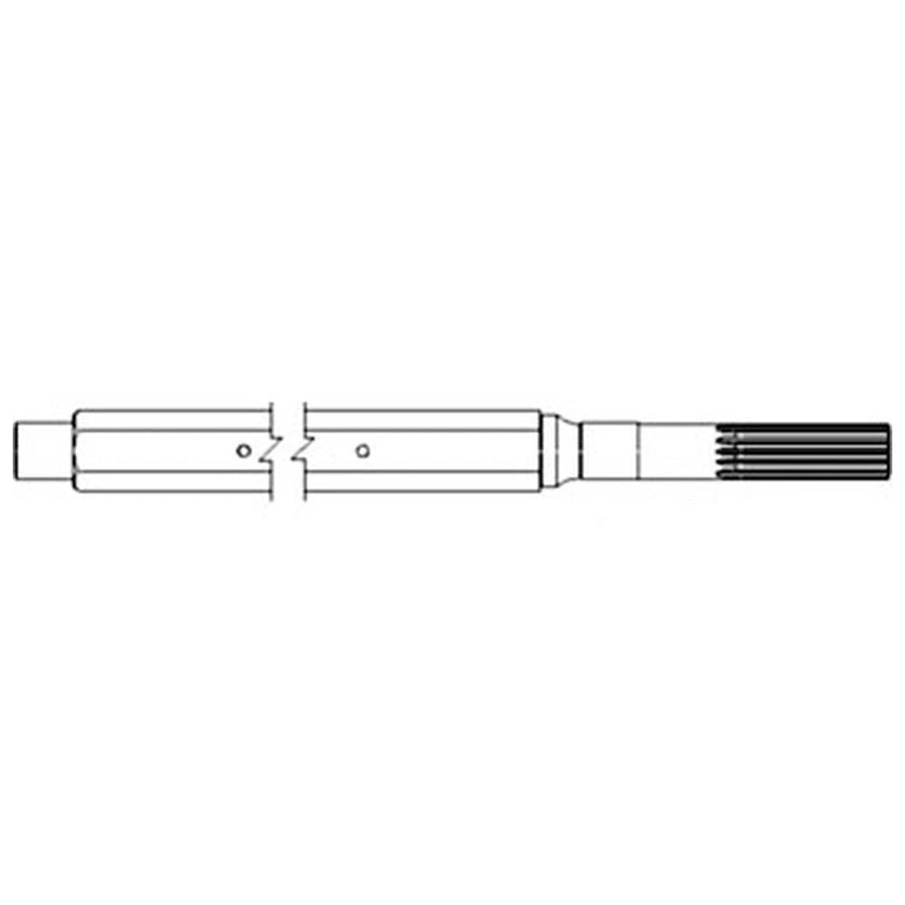 71375718 Shaft, Feeder Pivot (1 3/4" Hex)