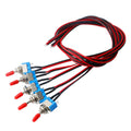 Max. 20m Ohms Professional Car Mini Toggle Switch With Pre-wired