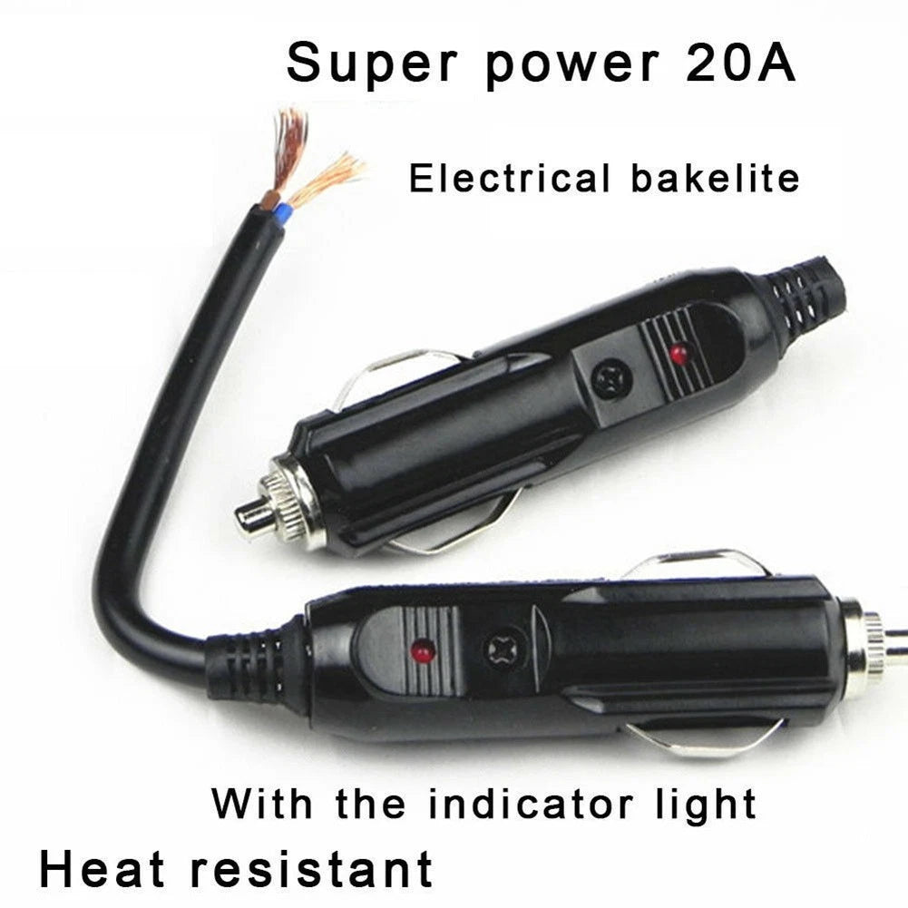 12V Compressor Camping Auto Power Plug-connector Fused Car/van