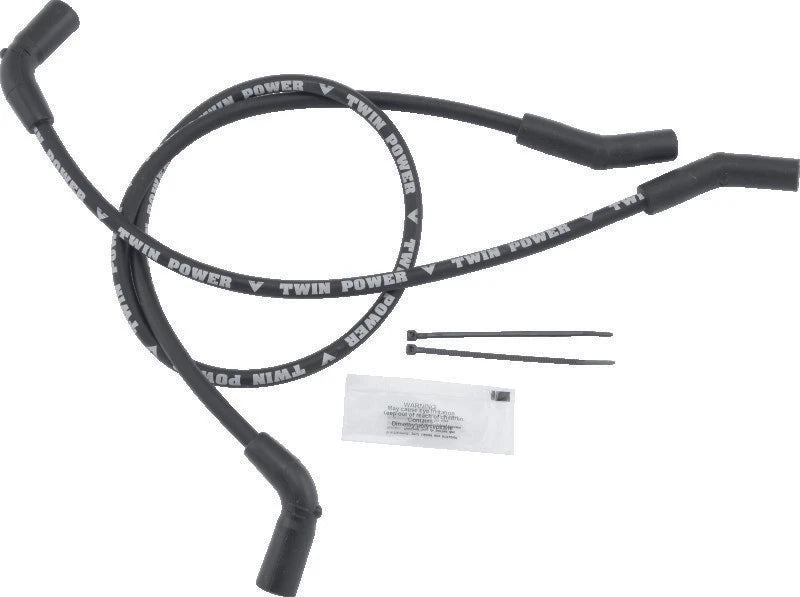Twin Power 09-16 Flh Flt Black Ignition Wire Set