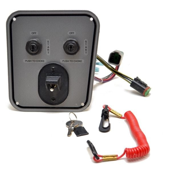 Wellcraft Boat Ignition Panel Aluminum by Wellcraft