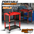 3 Tiers Rolling Tool Cart Mobile Casters Detailing Cart