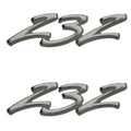 Rinker Decal Stickers 232 Captiva Gray Pair by Rinker