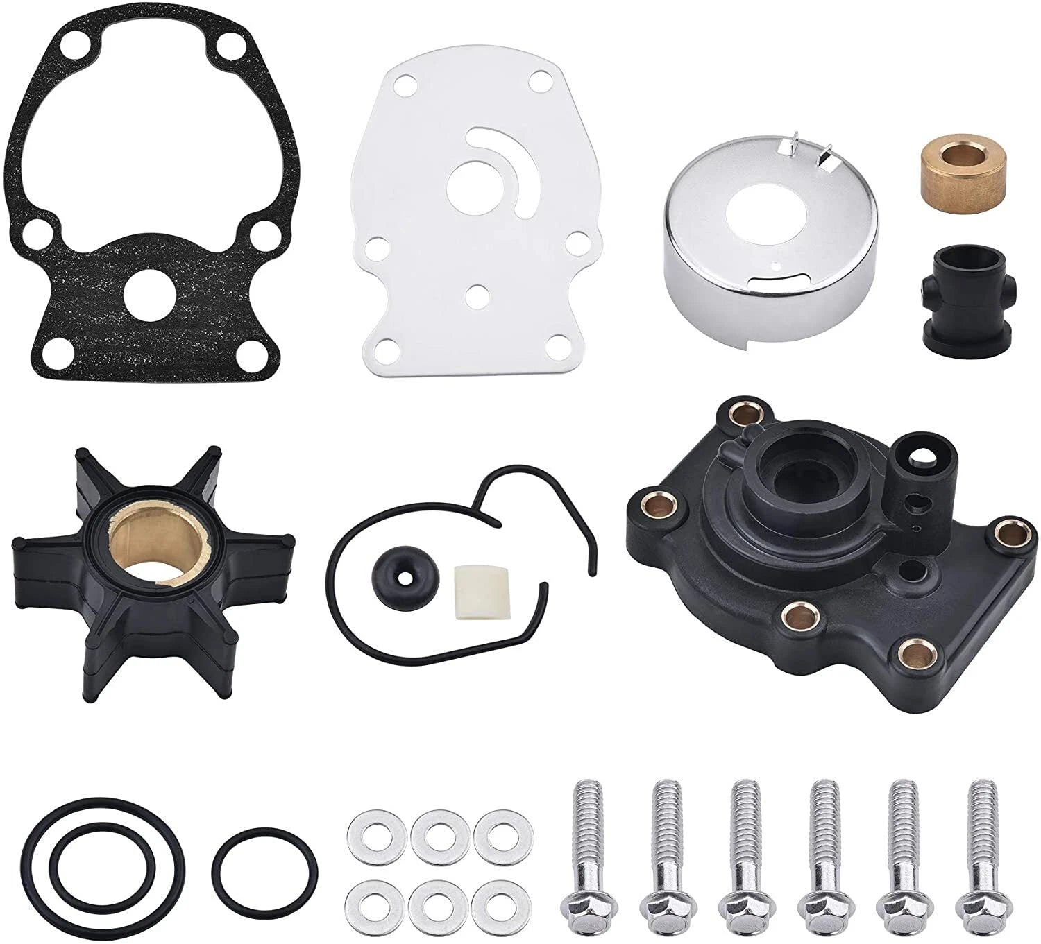 Outboard Water Pump Impeller Kit Johnson Evirude Replaces 20 25 30 35