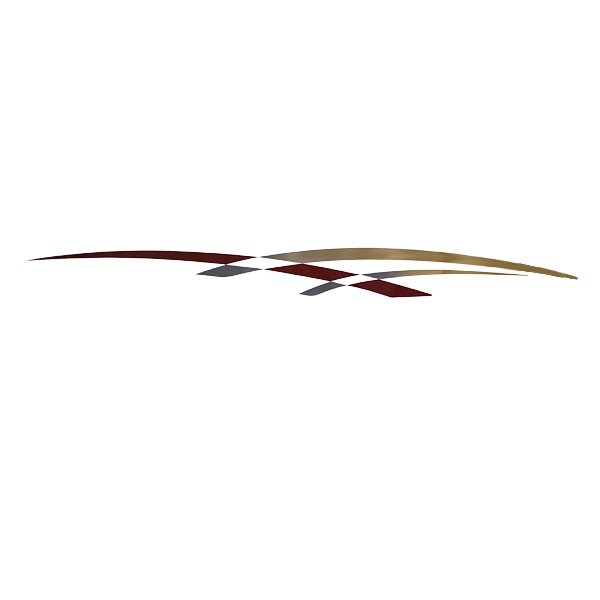 Hull Graphic Decal Rinker Captiva Burgundy Gold by Rinker